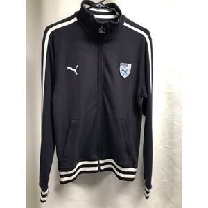 Puma Full-Zip Track Jacket Size S Navy Blue
